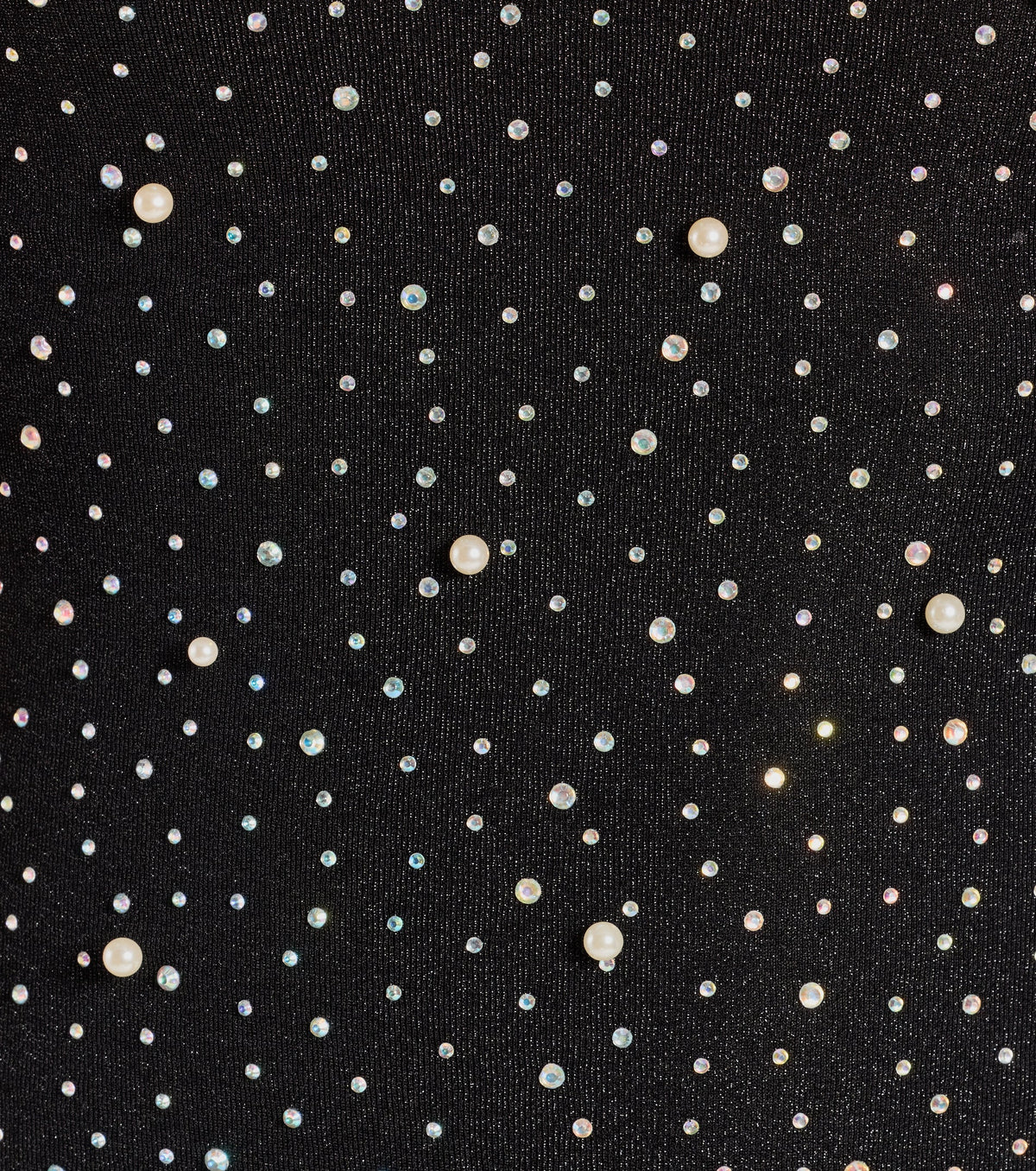 Trixie Strapless Faux Pearl Rhinestone Mini Dress