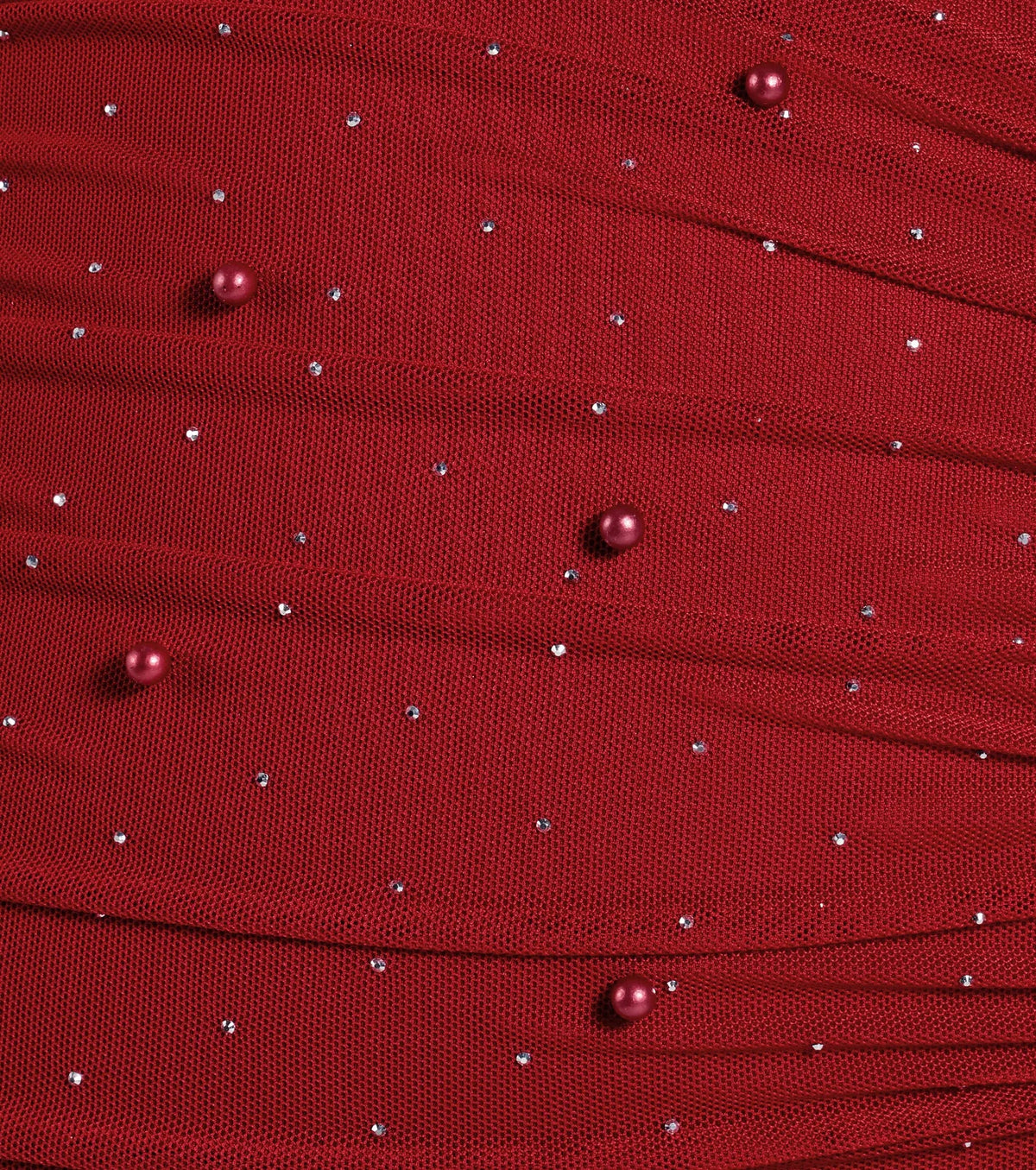 Life Of The Party Rhinestone And Pearl Mini Dress