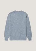 Men's Shetland Crew Neck Jumper in Powder Blue