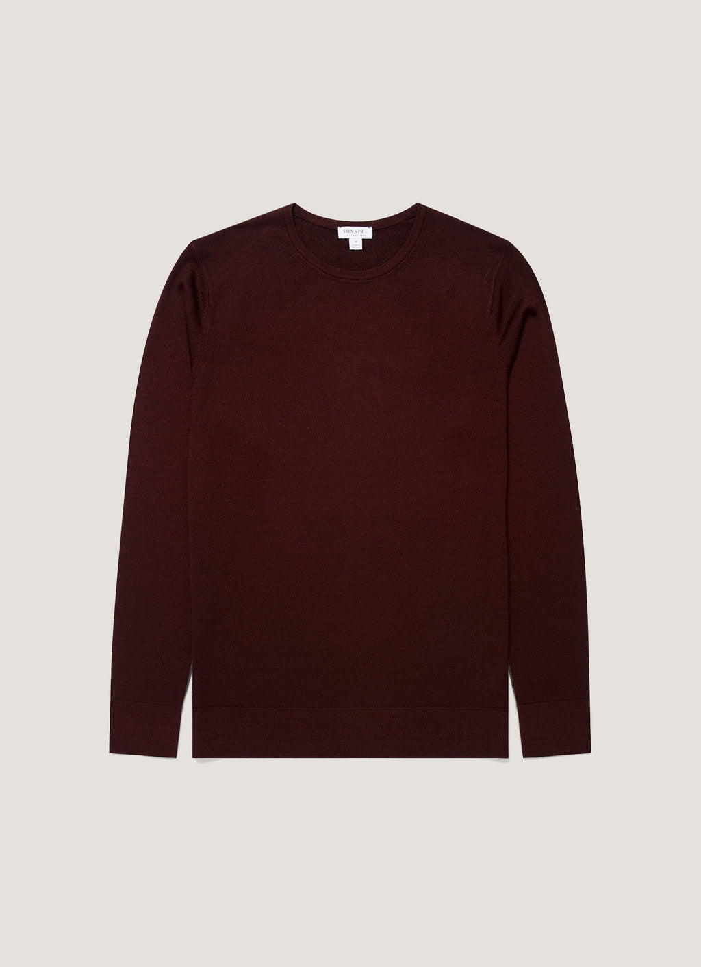 Men's Extra-Fine Merino Jumper in Bakelite