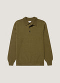 Men's Lambswool Knitted Polo Shirt in Uniform